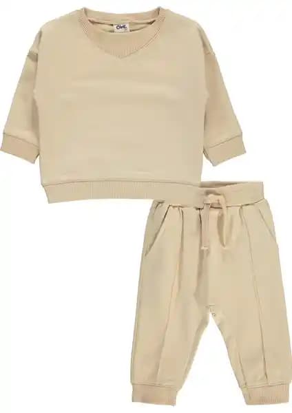 Civil Baby Erkek Bebek Takım 6-18 Ay Şık ve Konforlu Pamuklu Bebek Giyim Ürünü