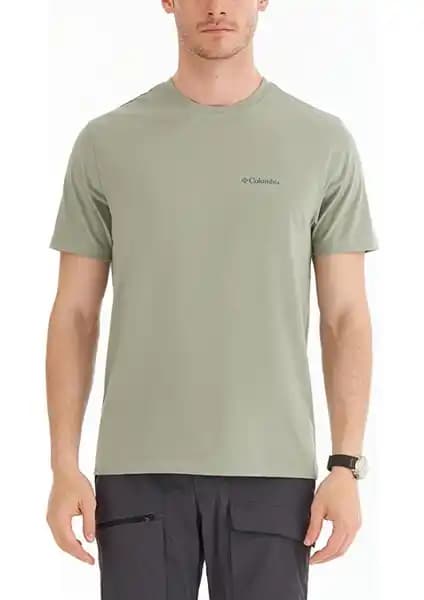 Columbia CS0282 CSC M Basic SM Logo Brushed Erkek Kısa Kollu Tişört Şıklık ve Konfor Sunar