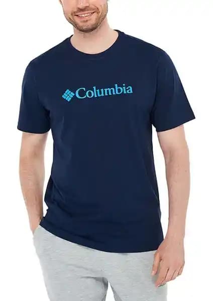Columbia CS0287 CSC M Erkekler İçin Şık ve Konforlu Büyük Logo T-Shirt Özellikleri