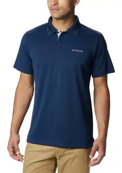 Columbia Utilizer Erkek Kısa Kollu Polo T-Shirt: Güneş Koruma ve Nemi Uzaklaştıran Outdoor Giyim