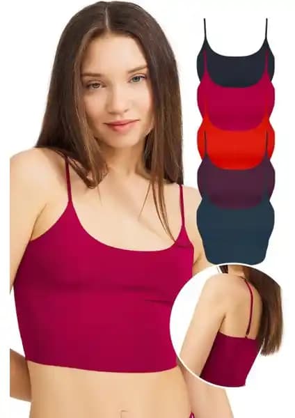 Cottonhill Ayarlanabilir İnce Askılı Lazer Kesim Crop Büstiyer Ürünü Tanıtımı ve Özellikleri