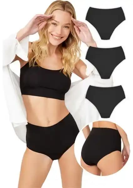 Cottonhill Yüksek Bel Lazer Kesim Bikini Külotu: Şıklık ve Konforun Buluşması