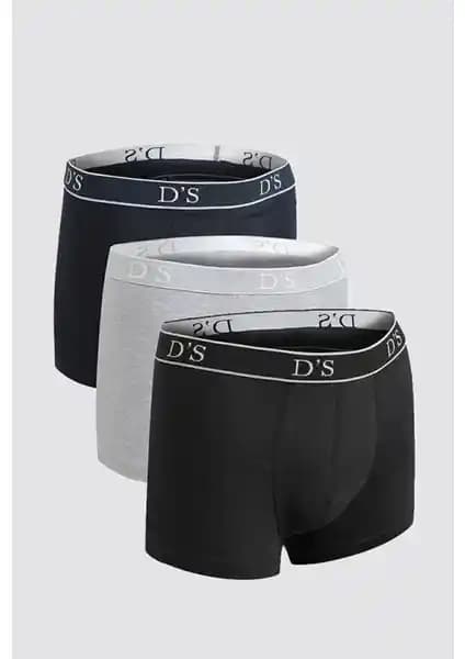 D'S Damat Karma Renk Beli Lastikli Marka Logolu Likralı Erkek Boxer Seti İnceleme ve Kullanıcı Yorumları