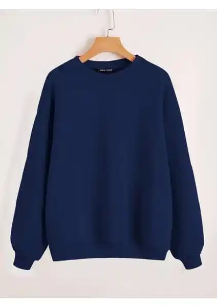 DAXİS Sportwear Unisex Oversize Sıfır Yaka Sweatshirt Modern Konfor ve Şıklık Sunar