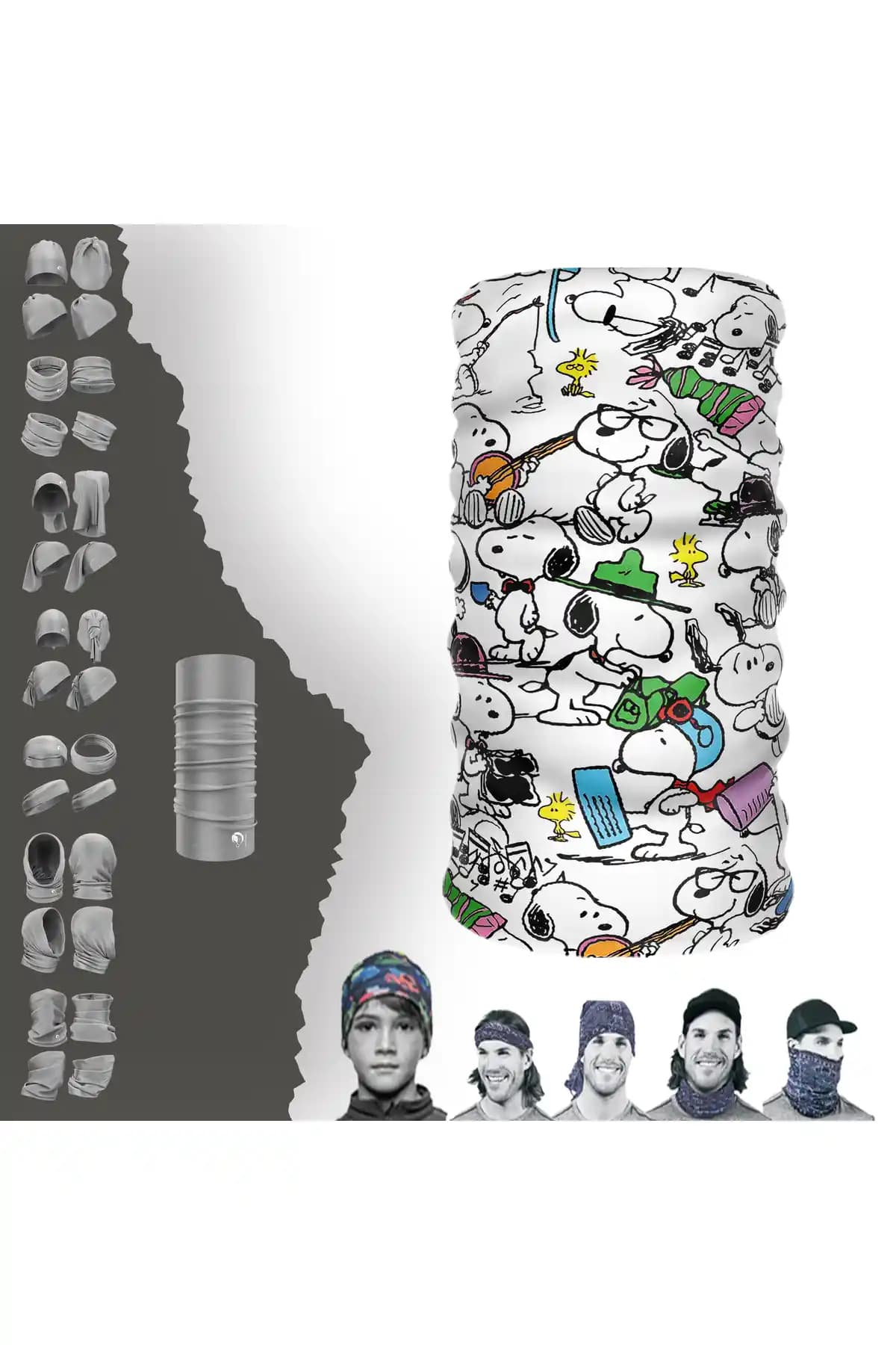 DeBuff Collar Snoopy Buff Baf Çok Amaçlı Şık Boyunluk Bandana Ürün Özellikleri ve Kullanım Alanları