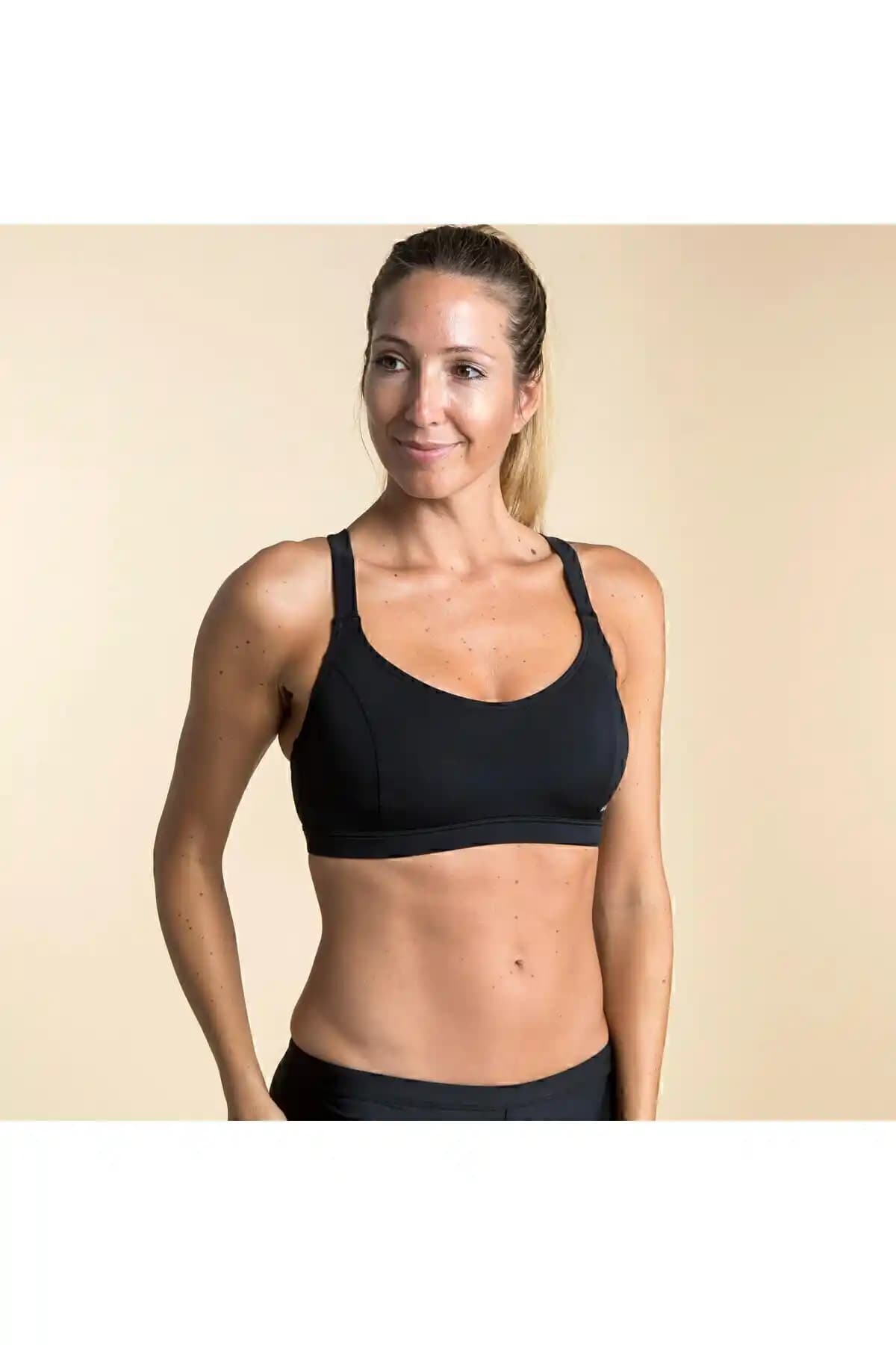 Decathlon Nabaiji Kadın Siyah Bikini Üstü Şıklık ve Fonksiyonellik Sunar