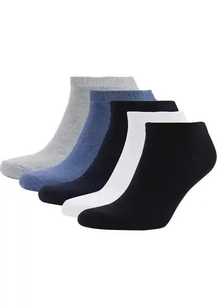DeFacto Erkek 5'li Patik Çorap Seti Günlük ve Spor Kullanımı İçin Uygun