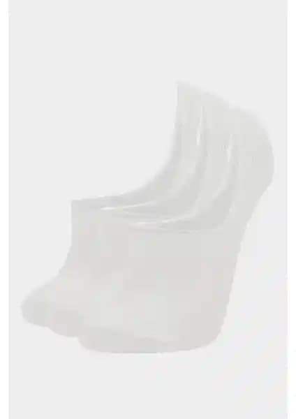 DeFacto Kadın Görünmez 3'lü Pamuklu Babet Çorap Seti Konfor ve Şıklık Sunar