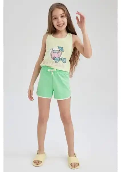 DeFacto Kız Çocuk Beli Bağcıklı Şort: Yazlık Rahat ve Şık Seçenekler