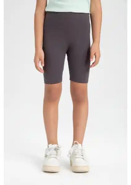 DeFacto Kız Çocuk Kısa Boy Tayt: Rahat ve Şık Tasarım ile Günlük Kullanım İçin Uygun