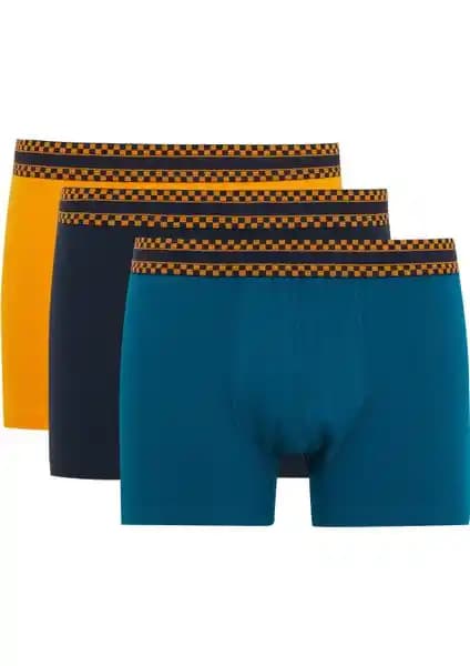 DeFacto Regular Fit 3'lü Boxer B0524AX23AU: Konfor ve Şıklık Sunan Yüksek Kaliteli İç Giyim