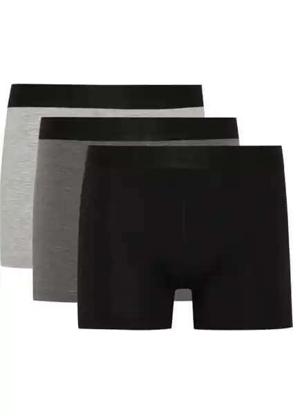DeFacto Regular Fit 3'lü Boxer Seti: Şık ve Rahat Erkek İç Giyim Seçeneği