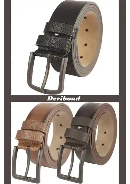 Deribond Erkek Kemer Seti: Şık ve Dayanıklı Çoklu Kemer Seçenekleri