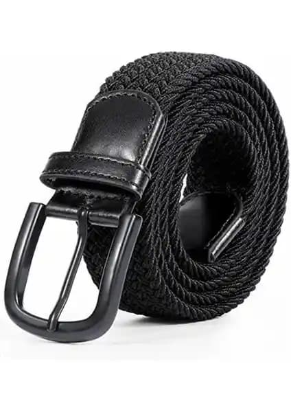 Deribond Erkek Örgülü Elastik Kemer: Rahat ve Şık Günlük Aksesuar Seçeneği