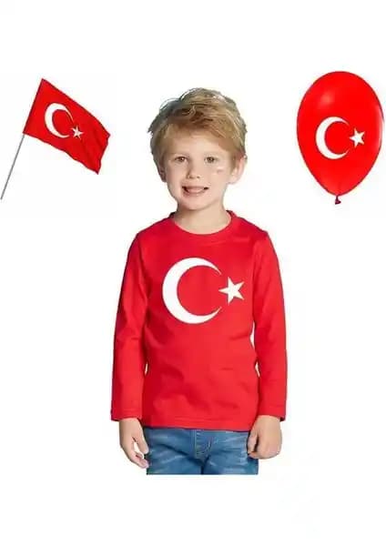Dragora Bayrak Baskılı Uzun Kollu Çocuk T-Shirt İncelemesi ve Kullanıcı Yorumları
