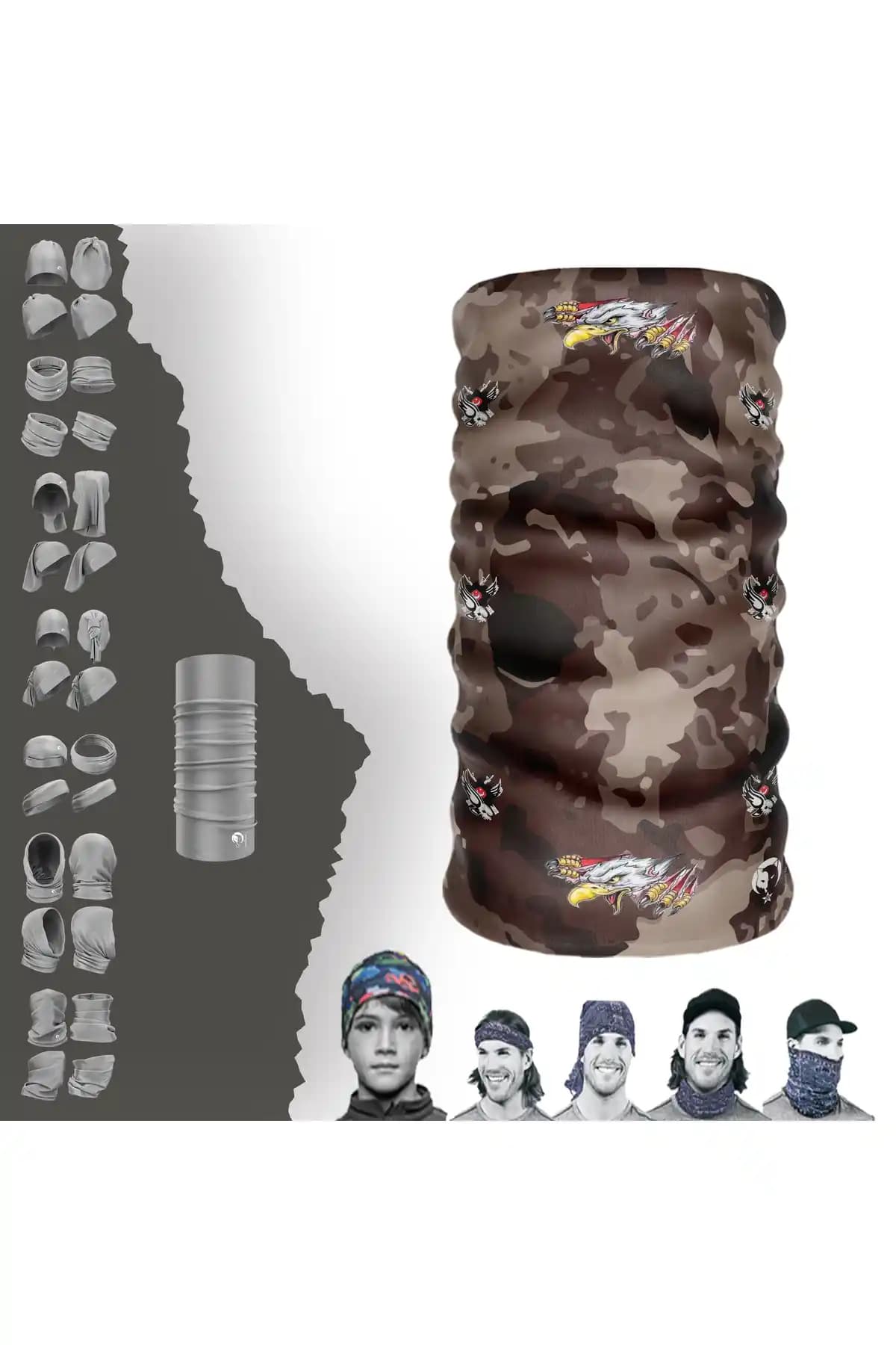 e-Taktik Polis Özel Harekat Maske Buff: Çok Fonksiyonlu ve Hafif Günlük Aksesuar