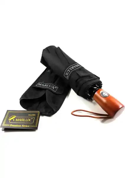 Eleven Markets Marlux Wood Serisi Tam Otomatik Unisex Şemsiye: Dayanıklı ve Şık Tasarım