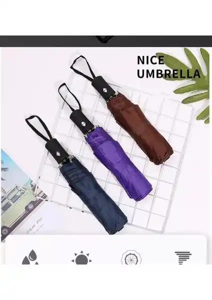 Eleven Markets Tam Otomatik Renkli Çanta Boy Şemsiye: Şıklık ve Fonksiyonellik Bir Arada