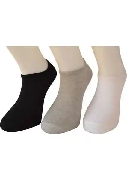 Elif Çamaşır 12'li Kadın Patik Çorap Paketi Ekonomik ve Konforlu Günlük Kullanım İçin