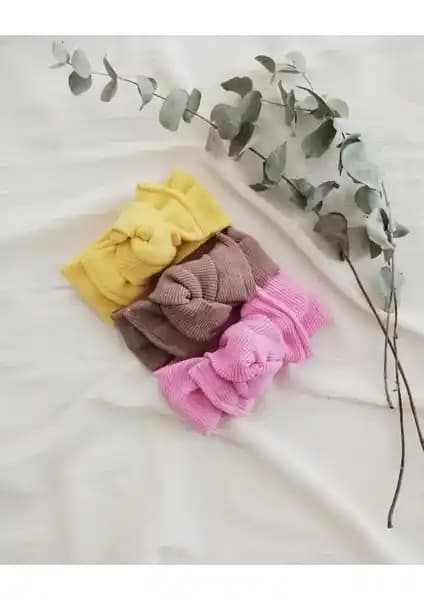 Emel Mabel Kız Çocuk ve Bebek Ribana Bandana Seti: Şıklık ve Konforun Birleşimi
