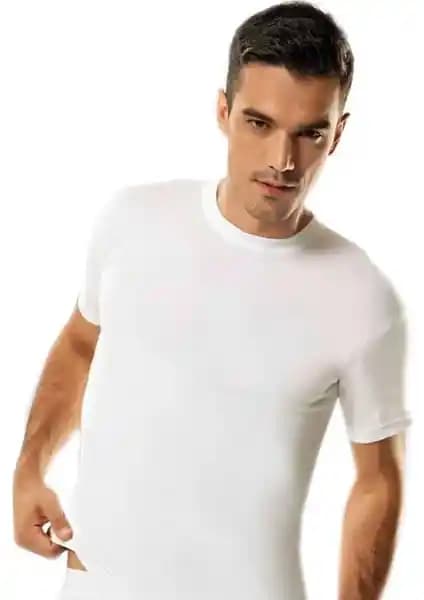 Erkekler İçin Konfor ve Dayanıklılık Sunan Tutku 6'lı Paket 0105 Sıfır Yaka Atlet