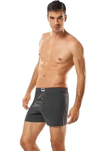 Erkekler İçin Konforlu ve Dayanıklı Penye Düğmeli Boxer 6'lı Paket Ürün Tanıtımı