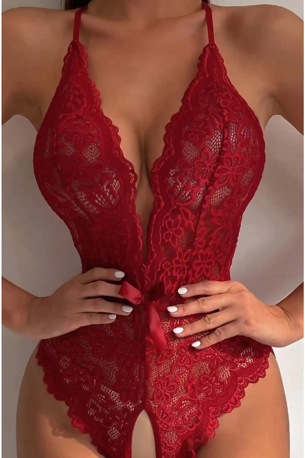 Fancy&Dancy Kadın Kırmızı Çapraz Askılı Şık Fantezi Babydoll Ürün Tanıtımı ve Özellikleri