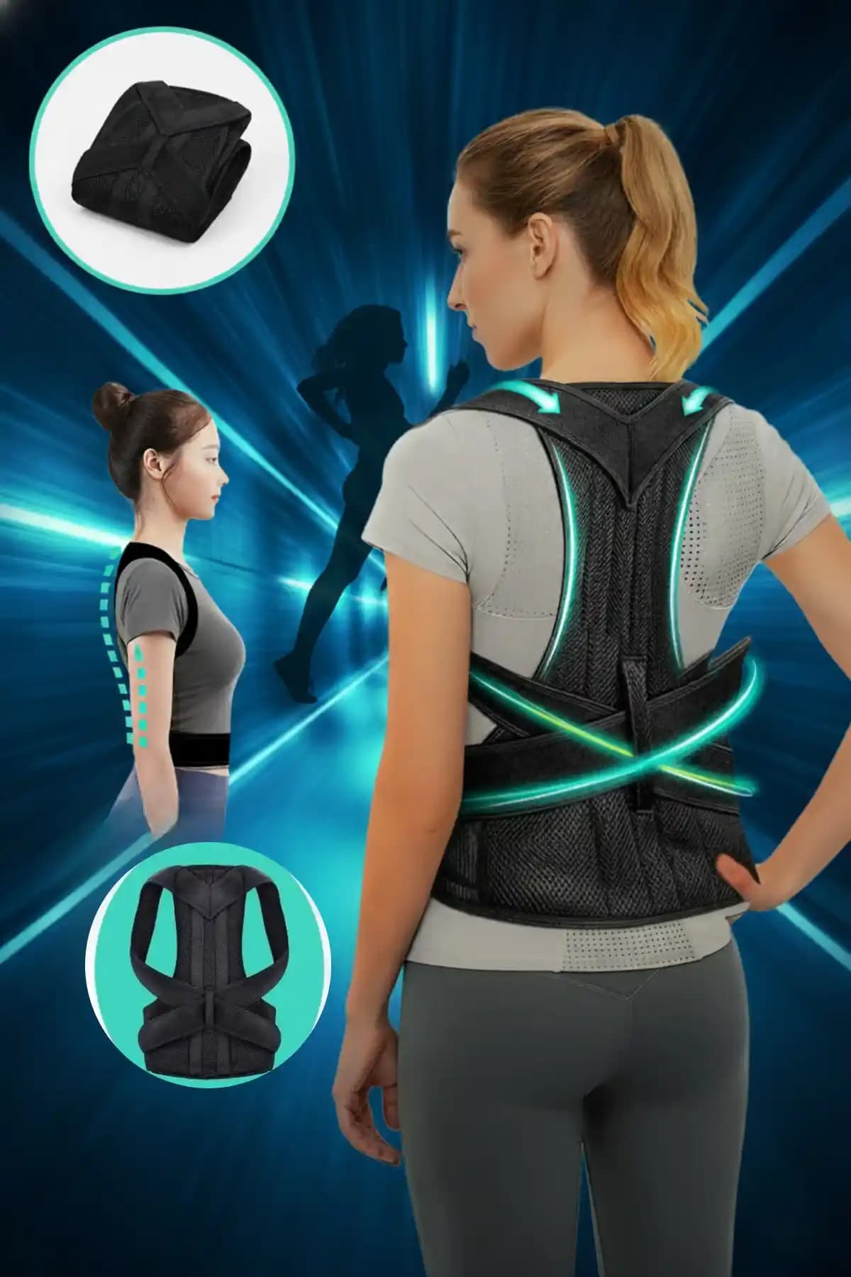 Figiza Ortopedik Dik Duruş Korsesi ile Doğru Postür ve Omurga Sağlığı Koruma