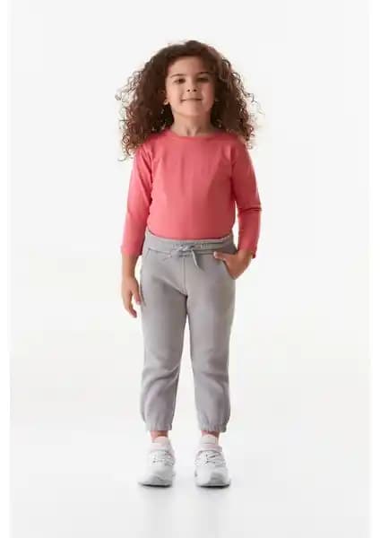 FullaModa Beli Lastikli Unisex Çocuk Eşofman Altı: Sıcak ve Rahat Kış Giyim Seçeneği