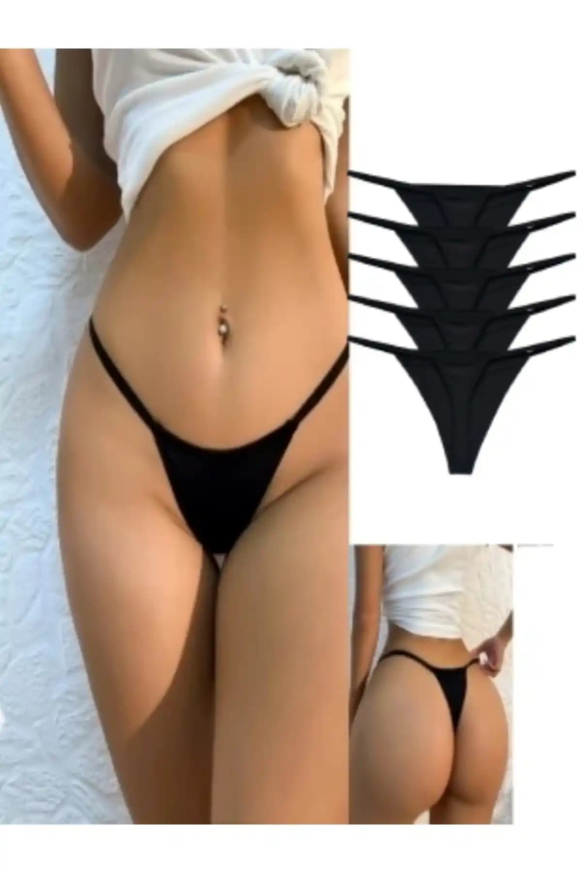 Gecko Collection 5'li String Tanga Paketleri Konfor ve Şıklığı Bir Arada Sunar