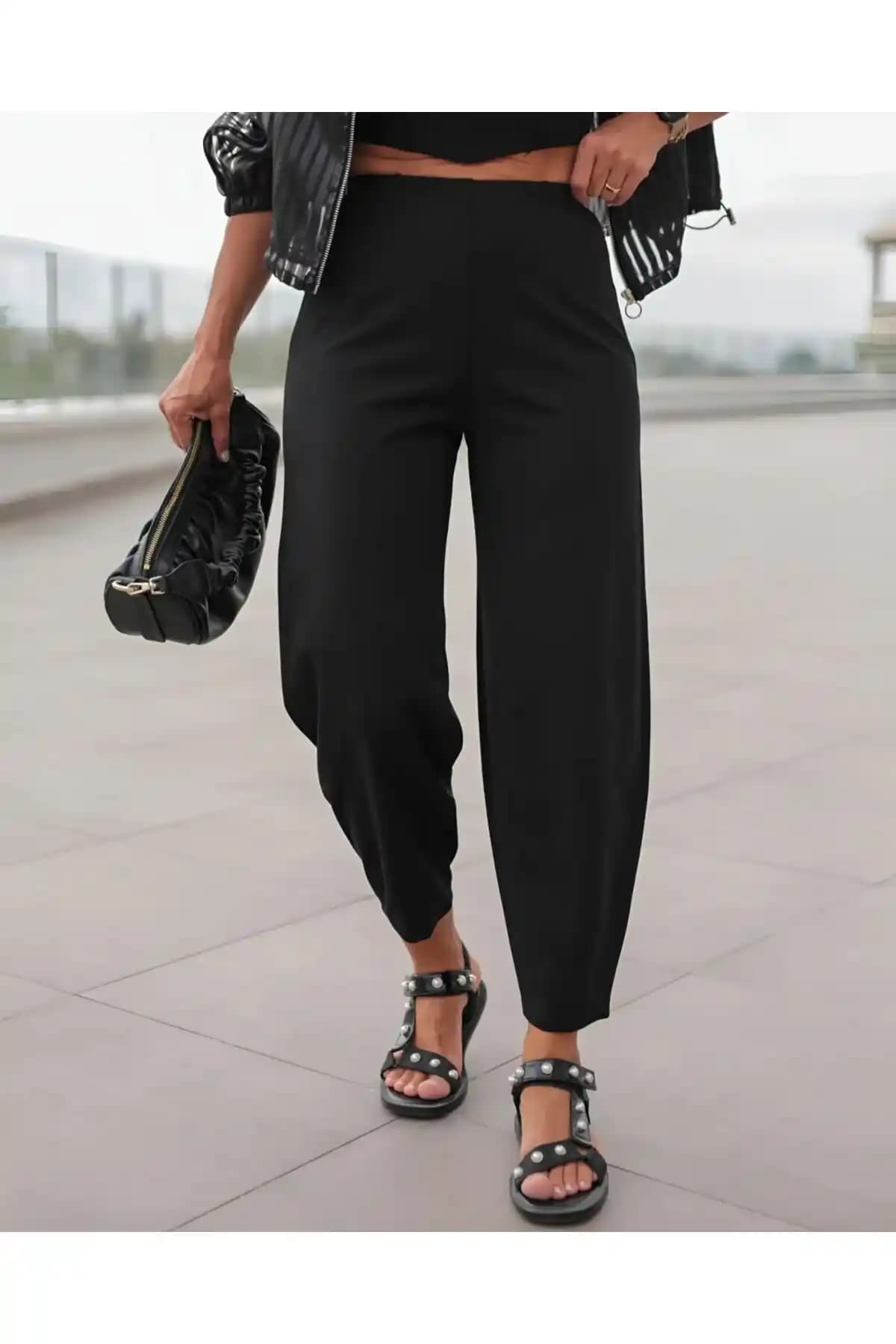 Genel Markalar Beli Lastikli Full Likra Şalvar Pantolon Özellikleri ve Kombinasyon İpuçları