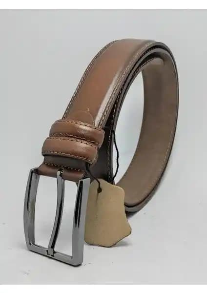 Genuine Leather Company Erkek Siyah Hakiki Deri Kemer Günlük ve Şık Kullanım İçin Uygun