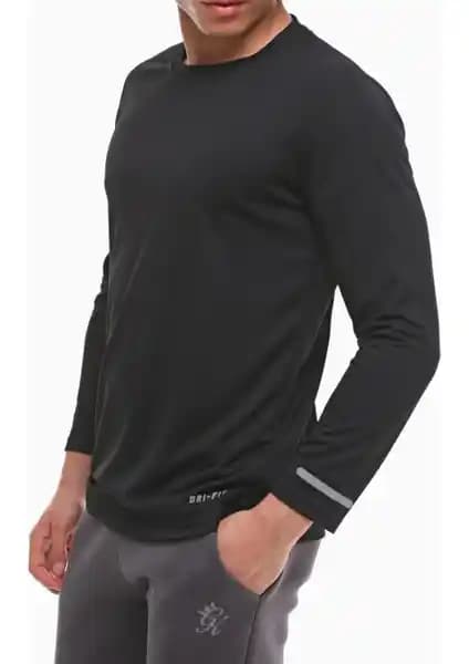 Ghassy Co Erkek Nem Emici Performans Uzun Kollu Tişörtü Spor ve Outdoor Aktiviteler İçin
