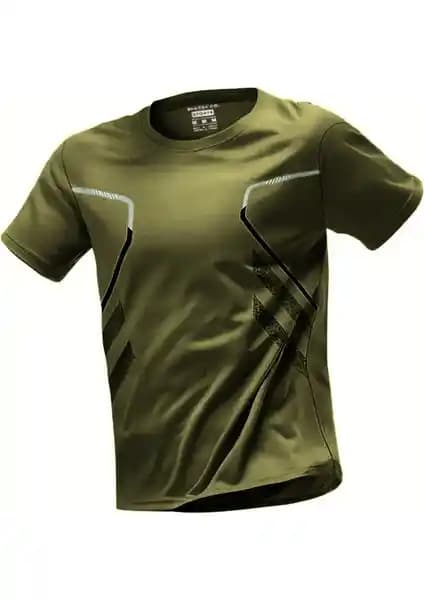 Ghassy Co Erkek Ultra Esnek Nem Emici Spor T-Shirt Modern ve Rahat Tasarım