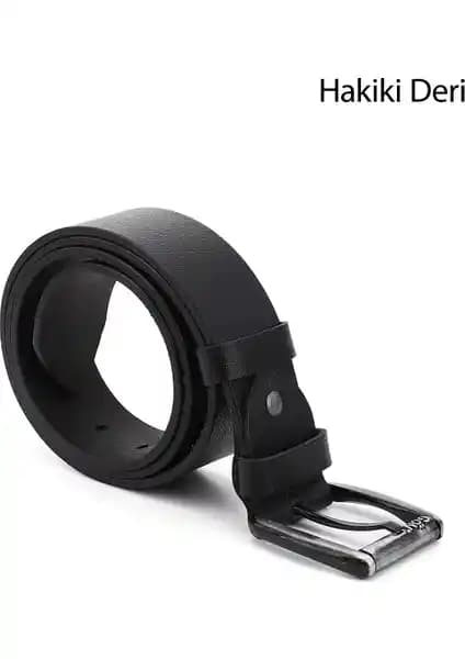 Gön Hakiki Deri Erkek Kemer 13651: Şıklık ve Dayanıklılığı Bir Arada Sunar
