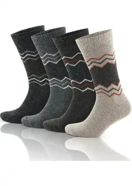 Gowith Alaska Doğal Alpaka Yünü Karışımlı Kış Çorapları Yüksek Isı ve Konfor Sağlar