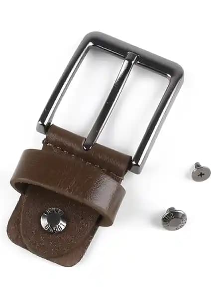 Hakiki Deri Kemer Tokası Erkekler İçin Dayanıklı ve Şık Tasarım