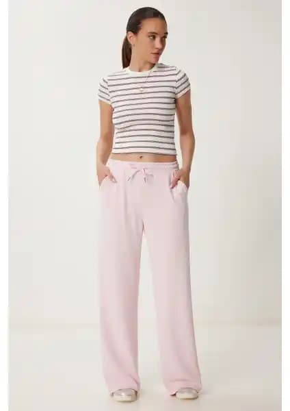 Happiness İstanbul Geniş Paça Modal Eşofman Altı: Rahat ve Şık Spor Giyim Parçası