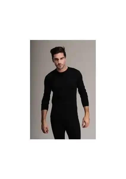 Hasyün Erkek Uzun Kol Yün Fanila Doğal Termal Özellikleriyle Soğuk Havalar İçin Uygun