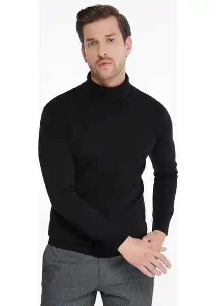 Hatemoğlu Erkek Siyah Desenli Balıkçı Yaka Regular Fit Triko Kazak Özellikleri ve Kullanım İpuçları