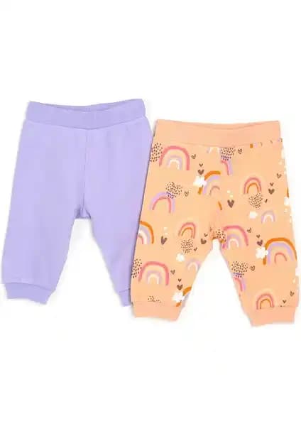 HelloBaby Basic Kız Bebek 2'li Patiksiz Alt: Yaz Sezonu İçin Konfor ve Şıklık Sunan Bebek Altı