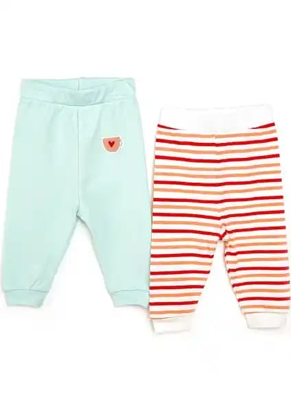 HelloBaby Basic Kız Bebek 2li Patiksiz Alt - Konfor ve Şıklık Sunan Bebek Giyim Seti
