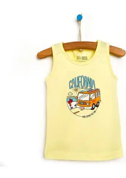 HelloBaby Erkek Bebek Atlet Tshirt Günlük Kullanım İçin Şık ve Rahat Tasarım