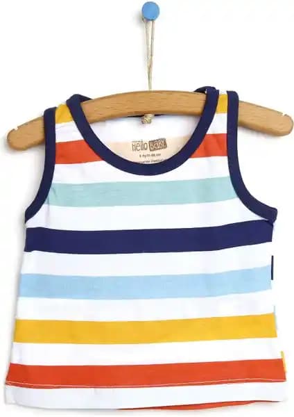 HelloBaby Erkek Bebek Atlet Tshirt: Yüksek Kalite ve Konfor Sunan Günlük Giyim Ürünü