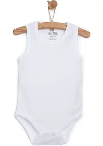 HelloBaby Unisex Beyaz Body: Sağlıklı ve Konforlu Bebek Giyim Seçeneği