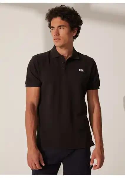 Helly Hansen Transat Polo Siyah Erkek T-Shirt: Şık ve Konforlu Günlük Giyim Seçeneği