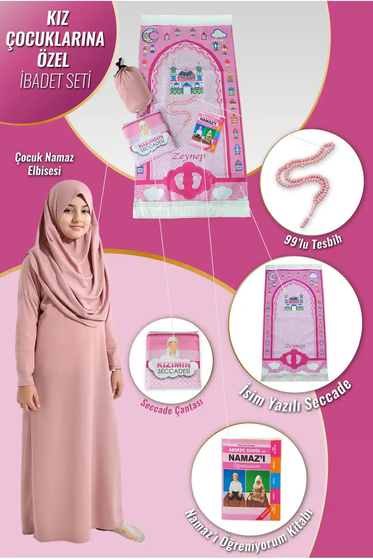 İhvan Online Kız Çocuk Namaz Elbisesi ve Seti Detaylı İnceleme ve Özellikleri