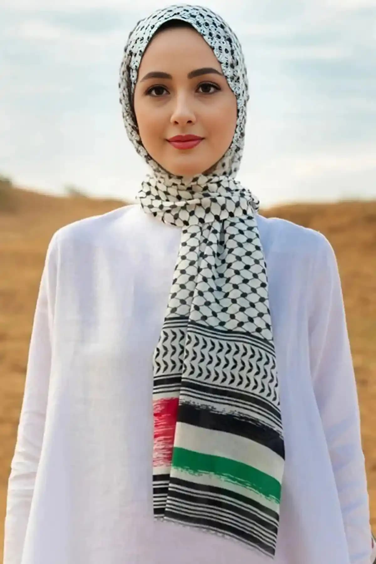 İstanbul Style Unisex Günlük Kullanıma Uygun Pamuklu Şal Modern Tasarım ve Konfor