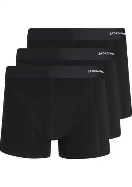 Jack & Jones 3'lü Bambu Boxer Paketi Erkekler İçin Rahat ve Şık Günlük Kullanım Ürünü