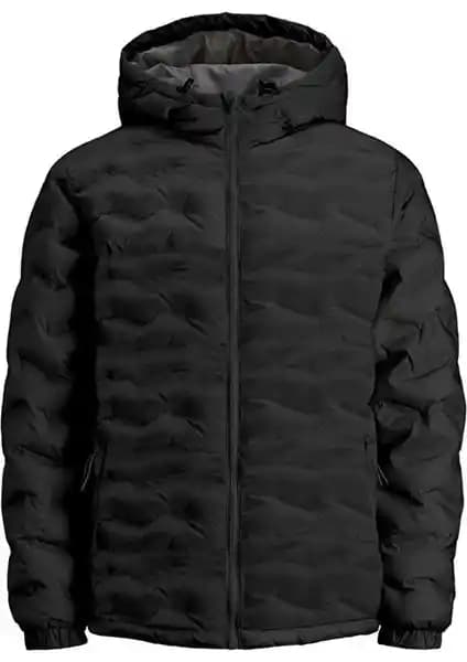 Jack & Jones Jcowın Quilted Erkek Siyah Mont Modern Tasarım ve Fonksiyonellik Bir Arada